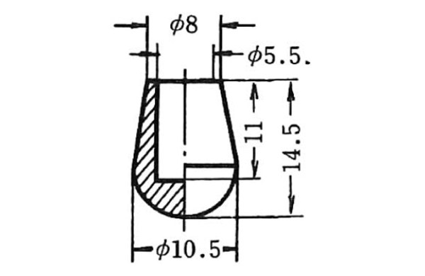 パイプ用ゴム脚　ＵＥＫＰー１０３