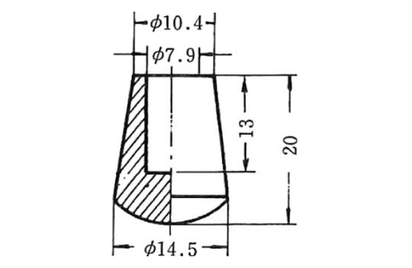 パイプ用ゴム脚　ＵＥＫＰー２０４