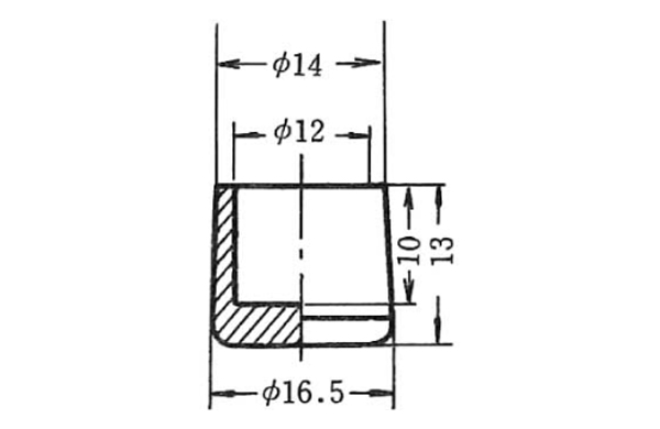 パイプ用ゴム脚　ＵＥＫＰー６０５