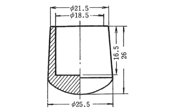 パイプ用ゴム脚　ＵＥＫＰー１２６