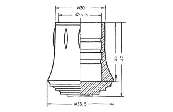 パイプ用ゴム脚　ＵＥＫＰー２０