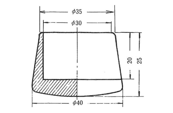 パイプ用ゴム脚　ＵＣＫＰー１２
