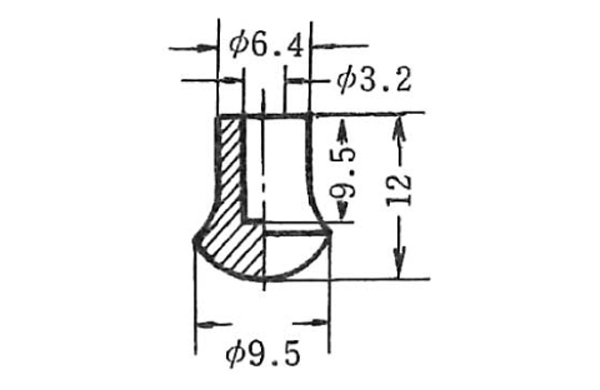 パイプ用ゴム脚　ＵＣＫＰー１１３