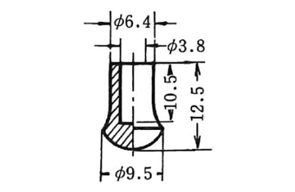 パイプ用ゴム脚　ＵＣＫＰー４２０