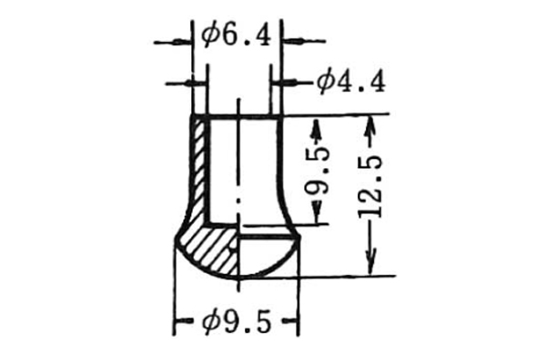 パイプ用ゴム脚　ＵＣＫＰー１０２