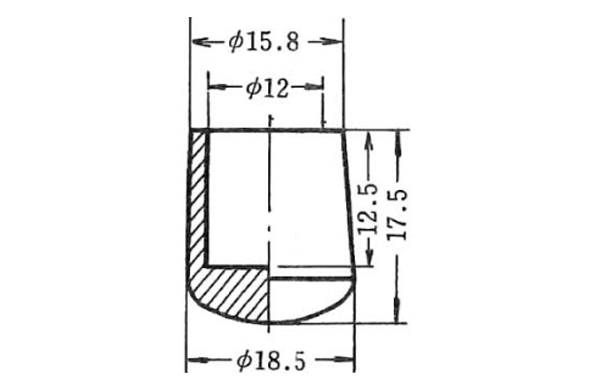 パイプ用ゴム脚　ＵＣＫＰー１０７