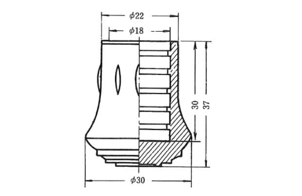 パイプ用ゴム脚　ＵＣＫＰー１８