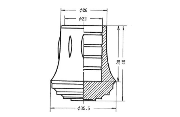 パイプ用ゴム脚　ＵＣＫＰー１９