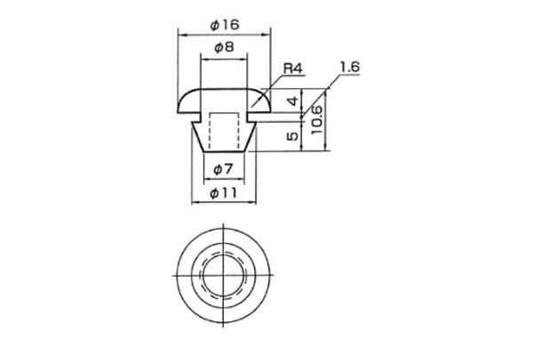 差し込み型バンパーＵＥＲＢ８１６