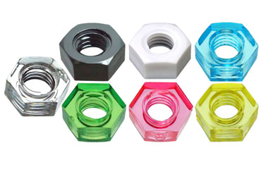ポリカーボネート　六角ナット