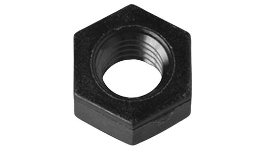 ポリカ（黒）六角ナット