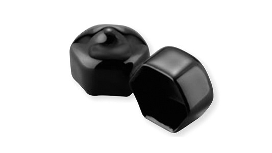 保護キャップ六角ボルト頭用（黒）