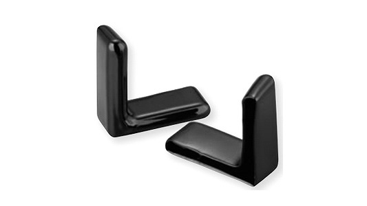 保護キャップ　Ｌアングル用（黒）