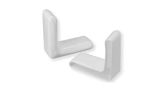 保護キャップ　Ｌアングル用（白）