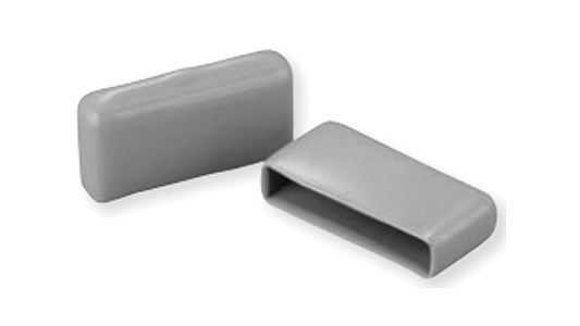 保護キャップ　フラットバー用（灰