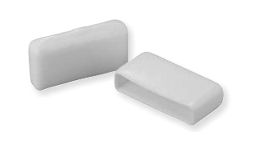 保護キャップ　フラットバー用（白