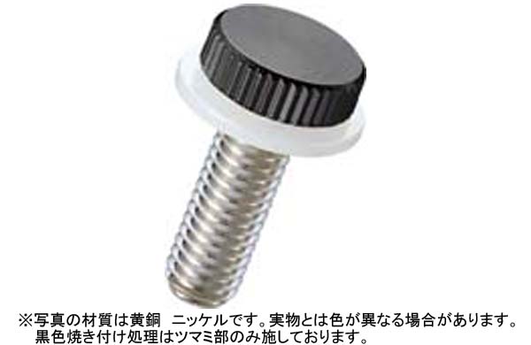 黄銅ローレットツマミＮＢーＷＧＢーＴ