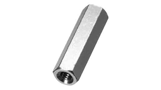 黄銅スぺーサー六角ＡＳＢ－４－Ｅ