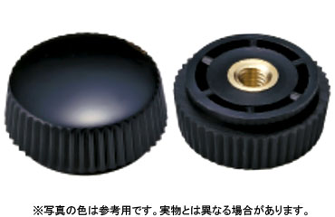 ナイロン化粧ナット（黒　Ｌー２