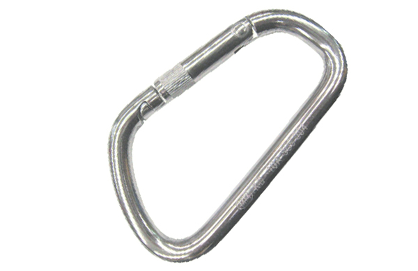 カラビナ　Ｄ型（環無