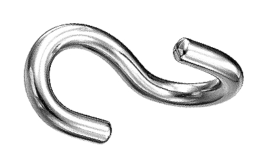 ロープ用Ｓカン（ツイスト