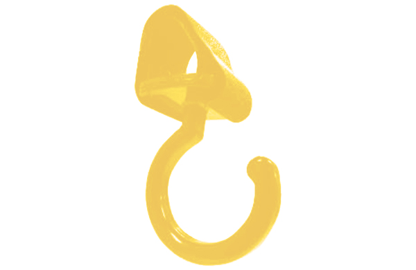 クルりんフック（固定タイプ（黄