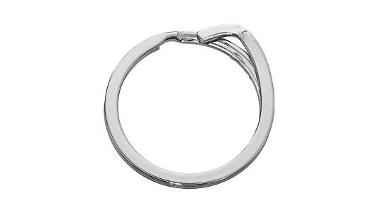 Ｐゴールド指に優しいキーリング