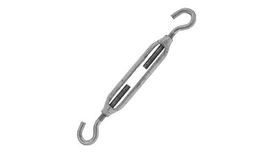 割枠式ターンバックル（両フック）