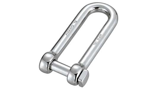 ロング角頭シャックル（浅野金属製