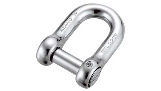 沈みシャックル（まわり止め付