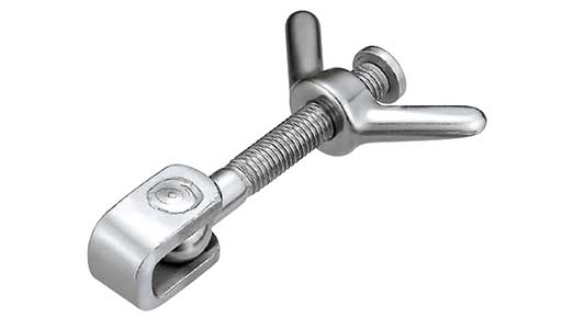 蝶ボルトナットコの字付