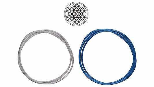 被覆ステンワイヤーロープ７×１９