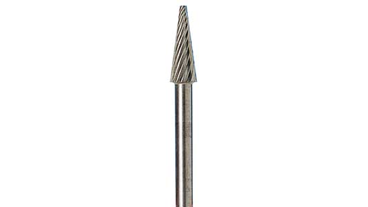 超硬カッターテーパー切Φ６スパイ