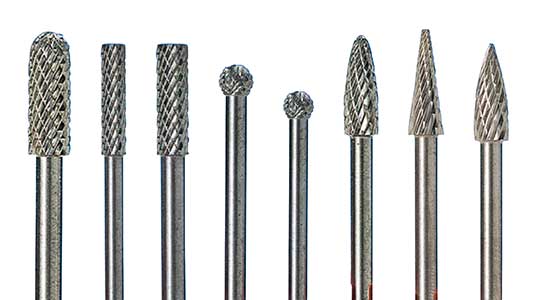 超硬カッター８本組（軸Φ３ＭＭ