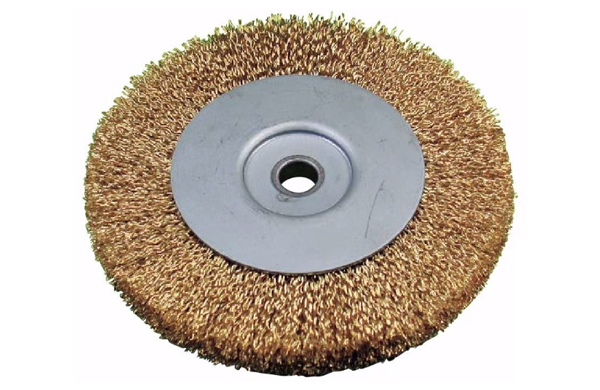 柳瀬　ホイールブラシ　鋼線メッキ