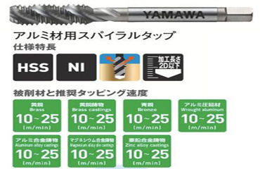 ヤマワＡＬ＋ＳＰタップ