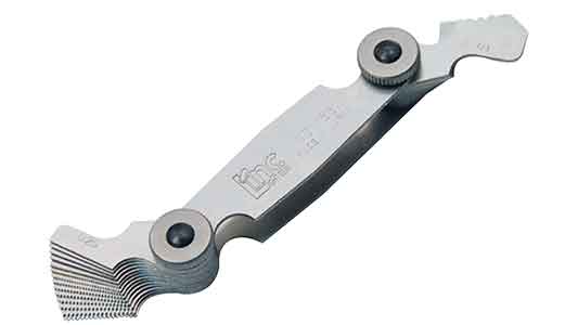 ピッチゲージ（ミリ用／インチ用）