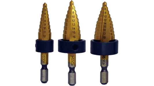 六角軸チタンステップビット