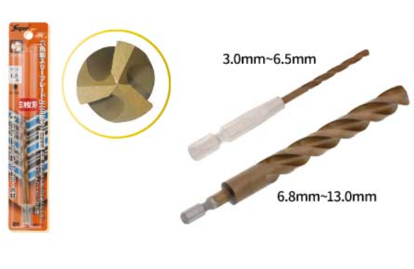六角軸スリーブレードドリル
