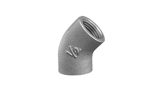 砲金４５°エルボ