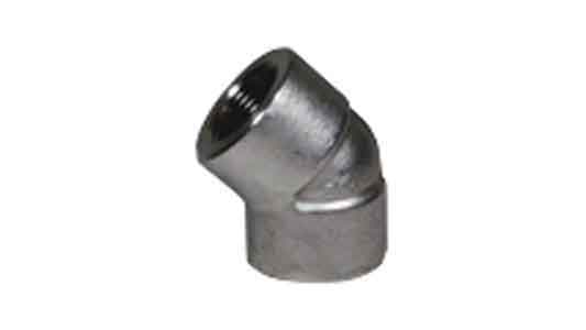 ねじ込み　高圧　４５°エルボ