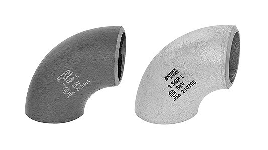 ＳＧＰ溶接エルボ９０Ｅ（ロング）