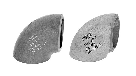 ＳＧＰ溶接エルボ９０Ｅ（ショート