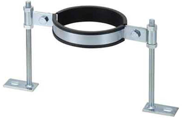 集合管床上支持金具