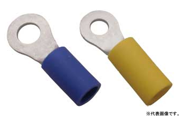 絶縁付丸形端子Ｓ形　Ｖ＊ーＳ＊