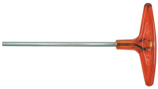 Ｔ六角棒スパナ（樹脂０１８ーＨ