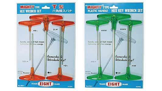 Ｔ型六角棒スパナ０１８ー＊セット