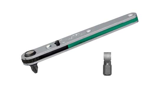 オフセットラチェットドライバー