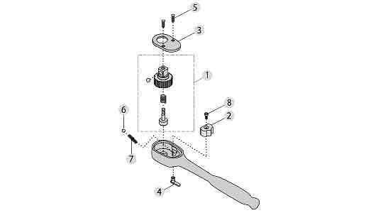 ラチェットハンドル用リペアキット