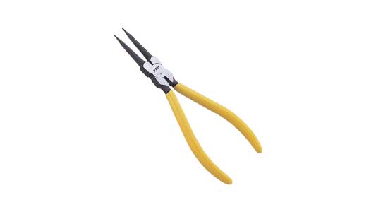 スナップリングプライヤ（穴用直爪